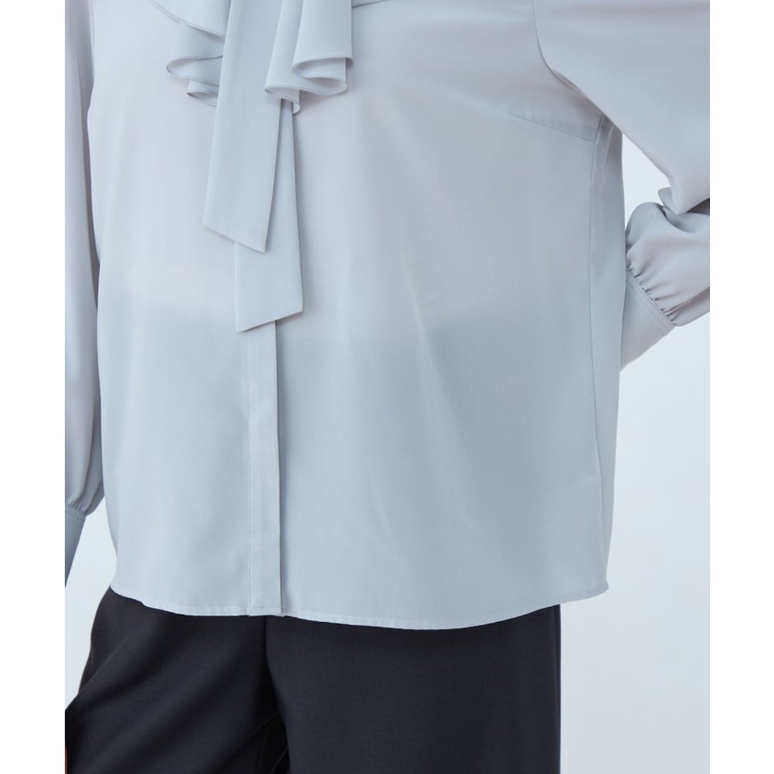 ボールジィ Ballsey クリアデシン フリルボウタイブラウス （69