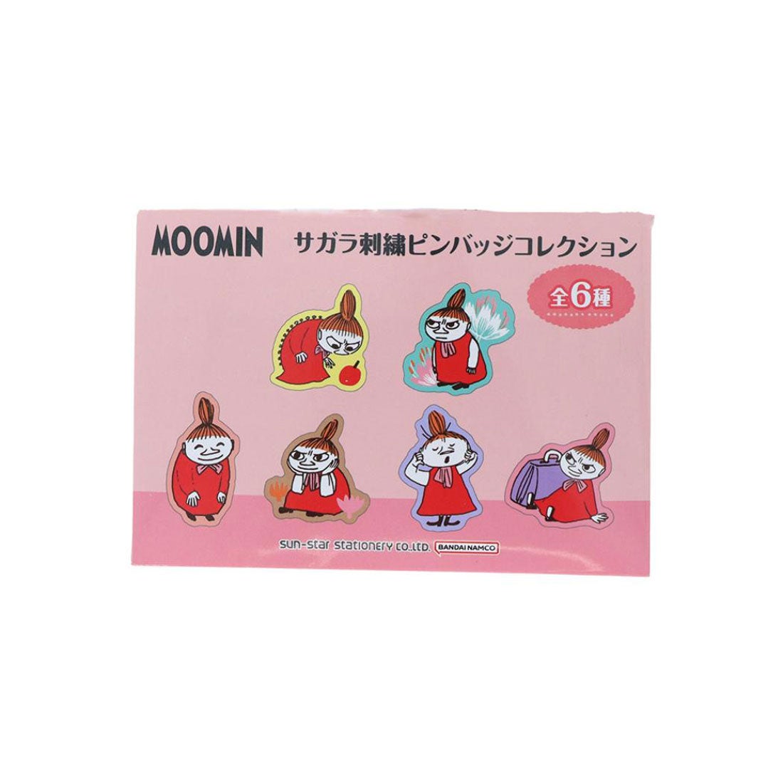 シネマコレクション cinemacollection ムーミン バッチ サガラ刺繍