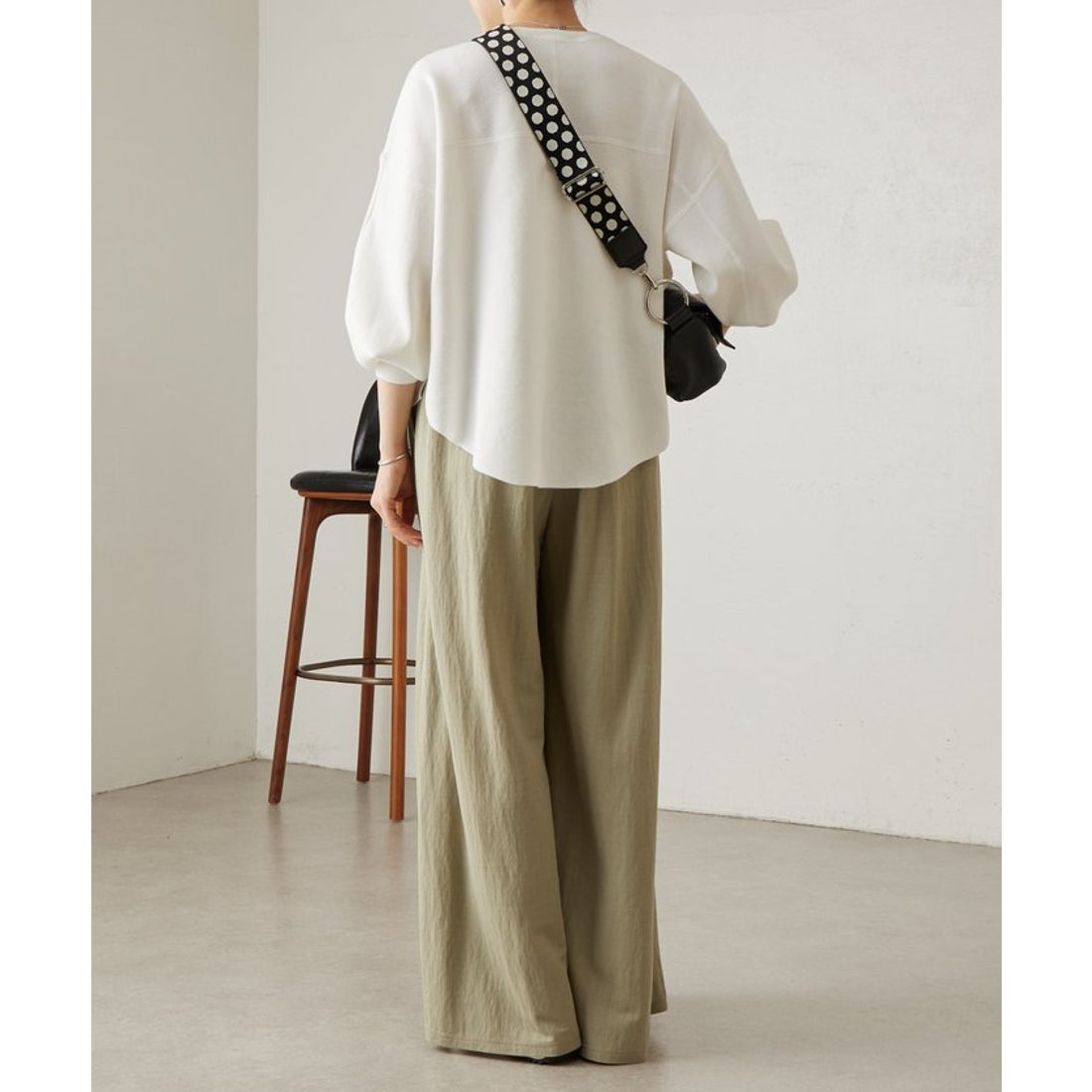 ビアズリー BEARDSLEY ショルダーベルト(ドット) （taupe