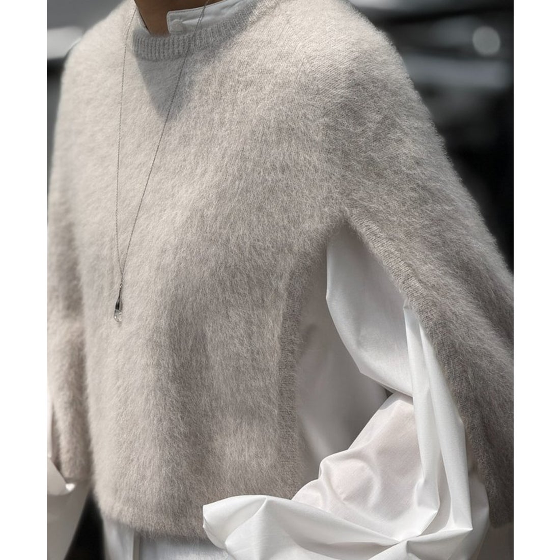 ビアズリー BEARDSLEY 《6/16(月)12:00予約開始》ファーニットポンチョ