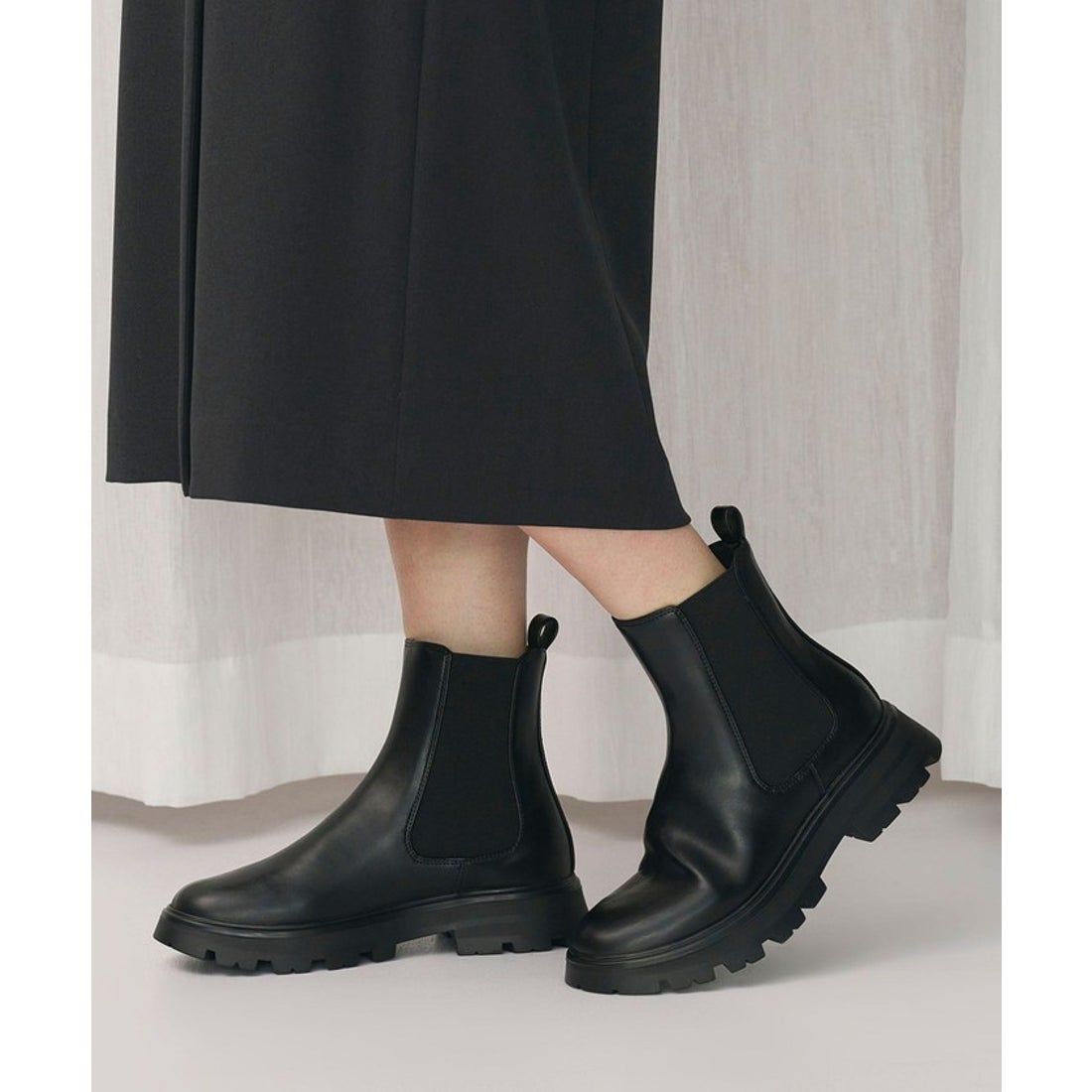 BEAUTY&YOUTH UNITED ARROWS サイドゴアブーツ －晴雨兼用－ （BLACK