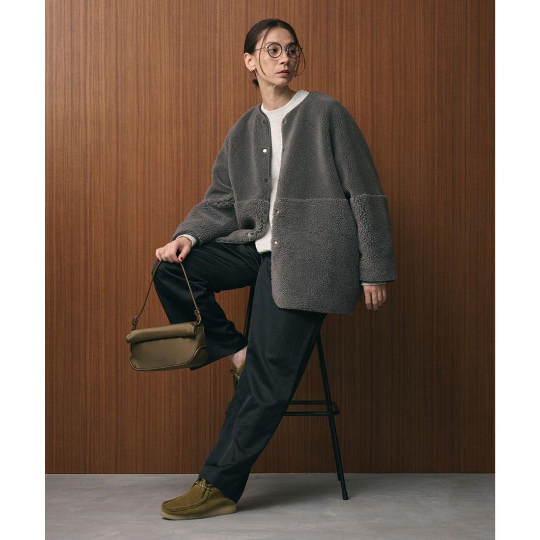 BEAUTY&YOUTH UNITED ARROWS 【WEB限定】ボア×フェイクムートン