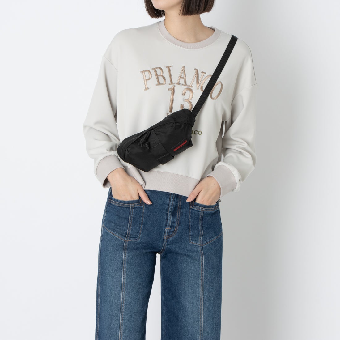 ブリーフィング BRIEFING WALKER ショルダーバッグ （ブラック） -靴