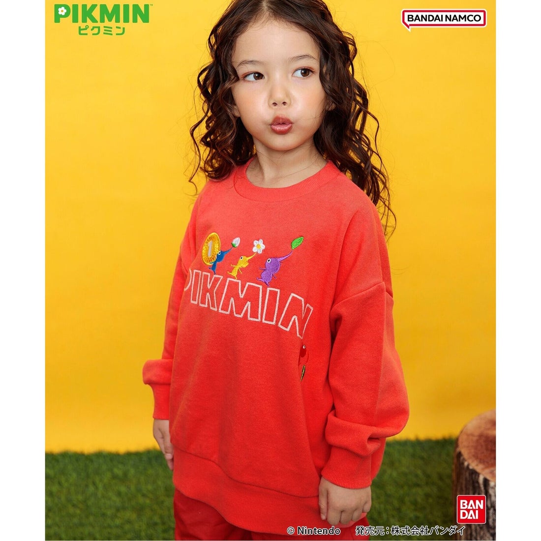 ブリーズ BREEZE 【ピクミン】カラフルトレーナー （レッド