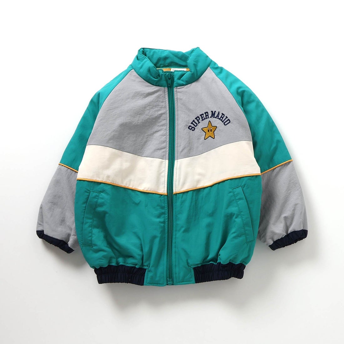 ブリーズ BREEZE スーパーマリオ 切替ジャケット （グリーン） -靴
