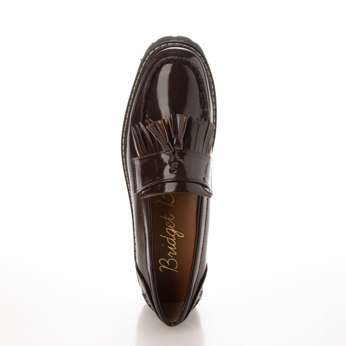 ブリジット バーキン Bridget Birkin 厚底タッセルローファー （ダーク