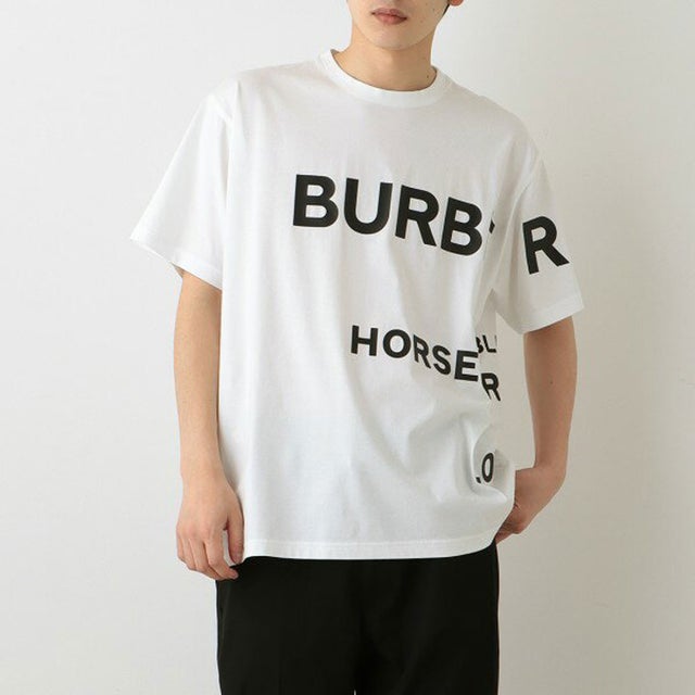 バーバリー BURBERRY Tシャツ 半袖カットソー ホワイト メンズ