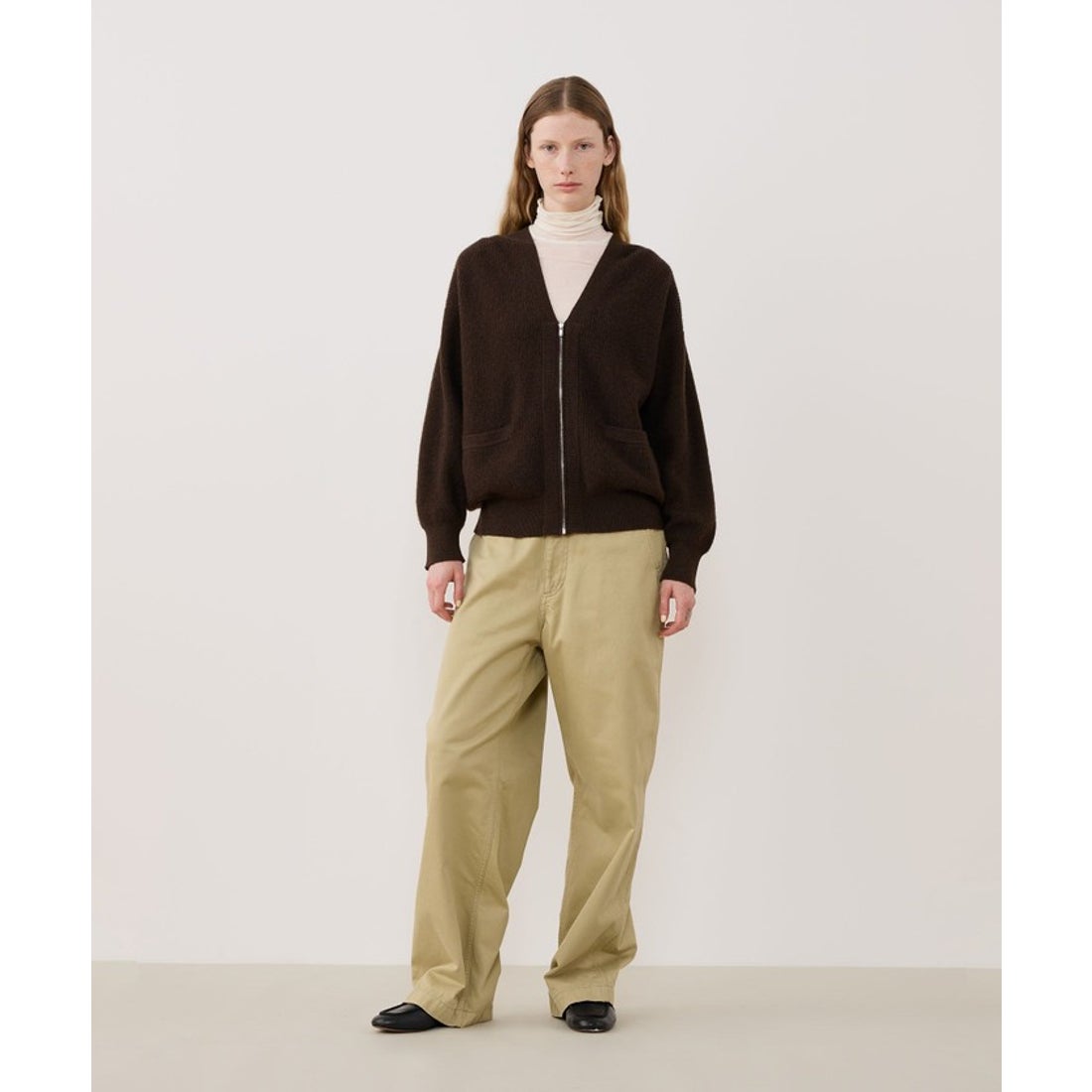 ギャルリー・ヴィー GALERIE VIE モンゴルヤク ジップアップ