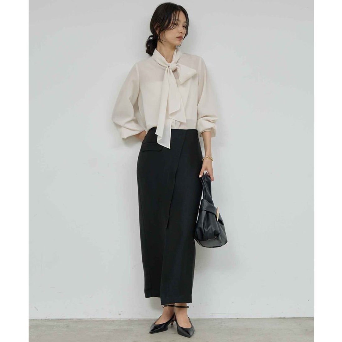 ガリャルダガランテ GALLARDAGALANTE フィネスボータイブラウス2