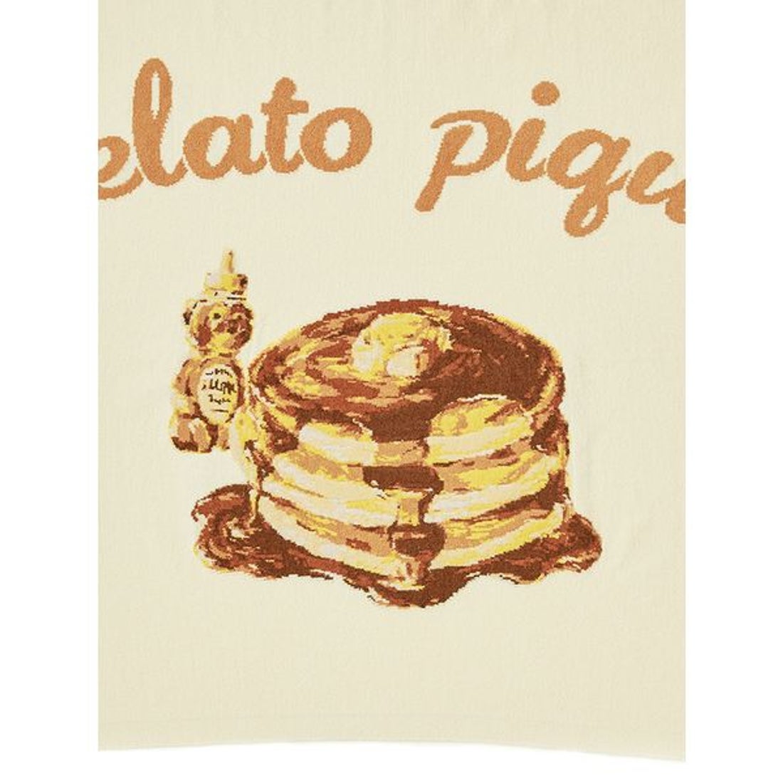 ジェラートピケ gelato pique HIGH CALORIEモチーフブランケット （YEL