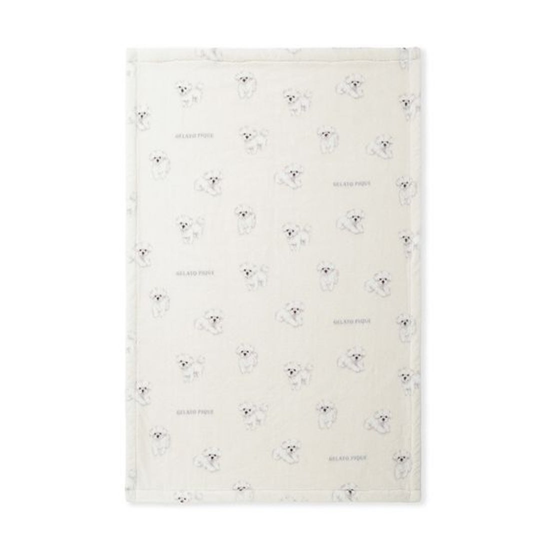 ジェラートピケ gelato pique 【Sleep】DOG柄 プリント毛布 （OWHT