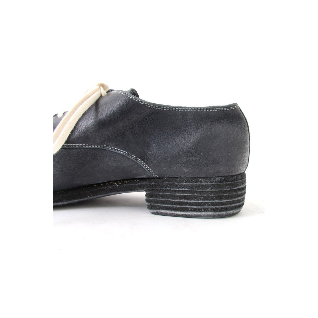 グイディ GUIDI Vintage Ball Derby Shoes （Navy） -デザイナーズ