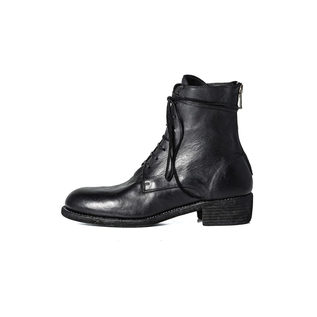 グイディ GUIDI 795BZX Back Zip Race Up Boots （Black） 通販 大阪