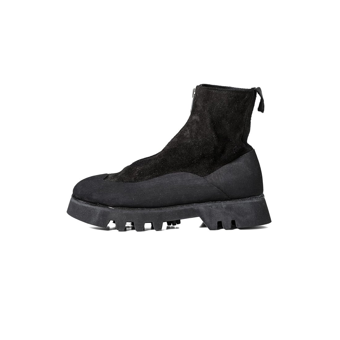 グイディ GUIDI Front Zip Boots：Vibram Sole （Black