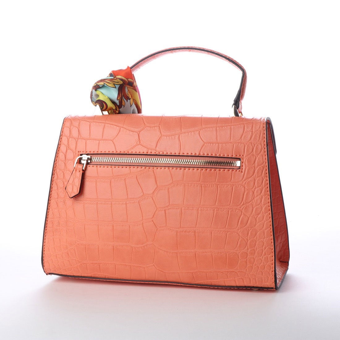 ゲス GUESS ANNE MARIE TOP HANDLE FLAP （ORANGE） -アウトレット通販