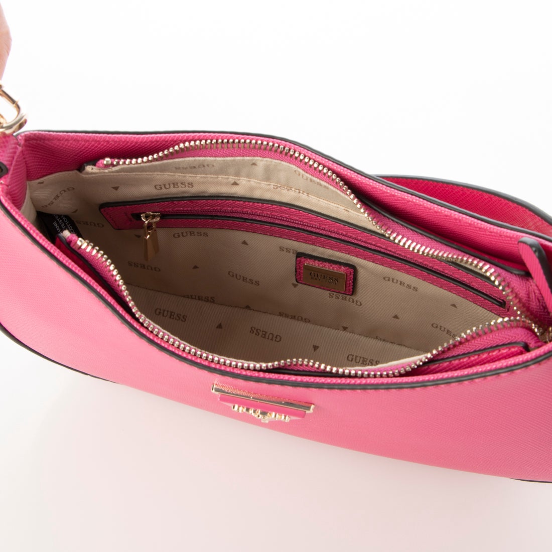 ゲス GUESS NOELLE Top Zip Shoulder Bag （WAT） ハンドバッグ