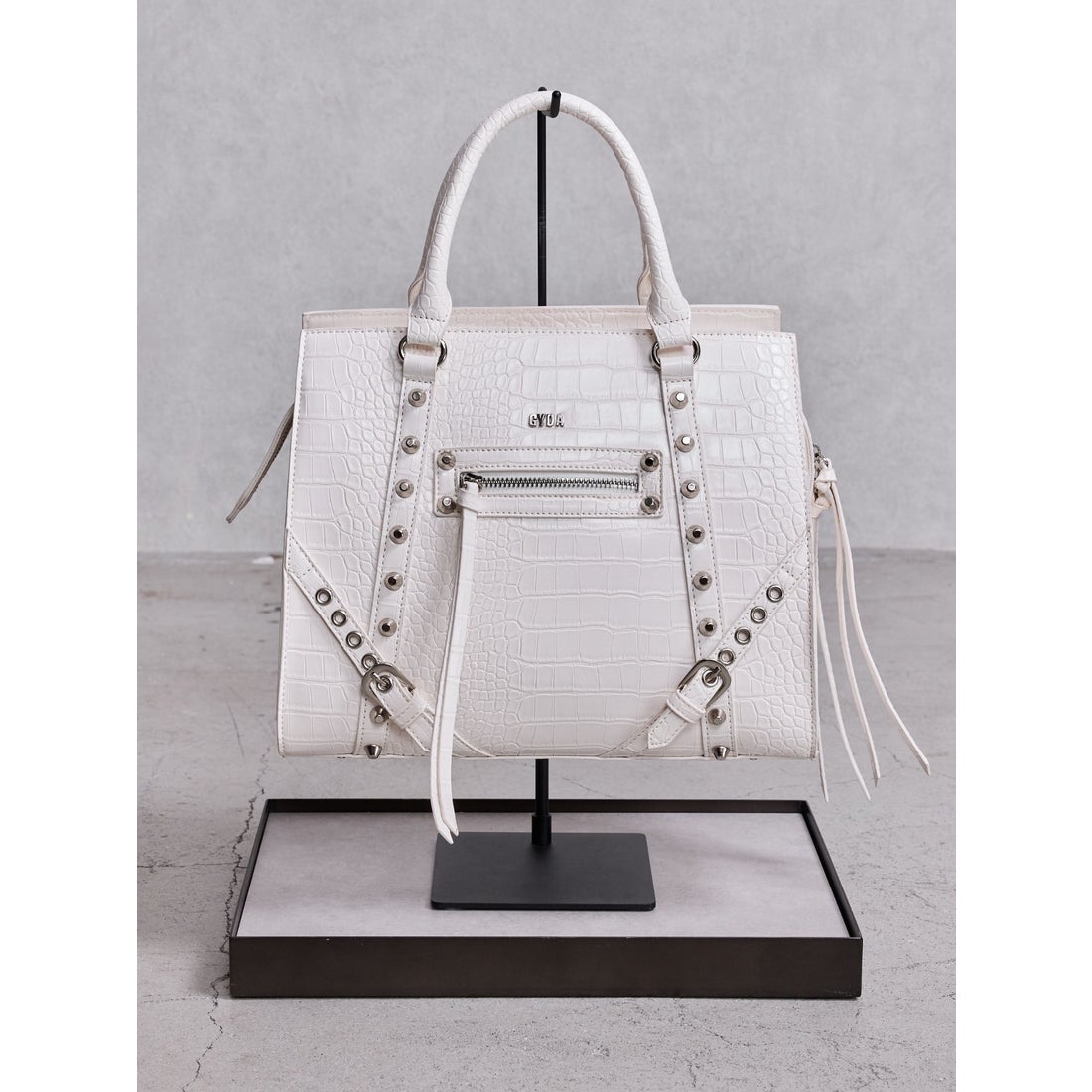 ジェイダ GYDA Studs design BAG （O.WHT） -靴＆ファッション通販