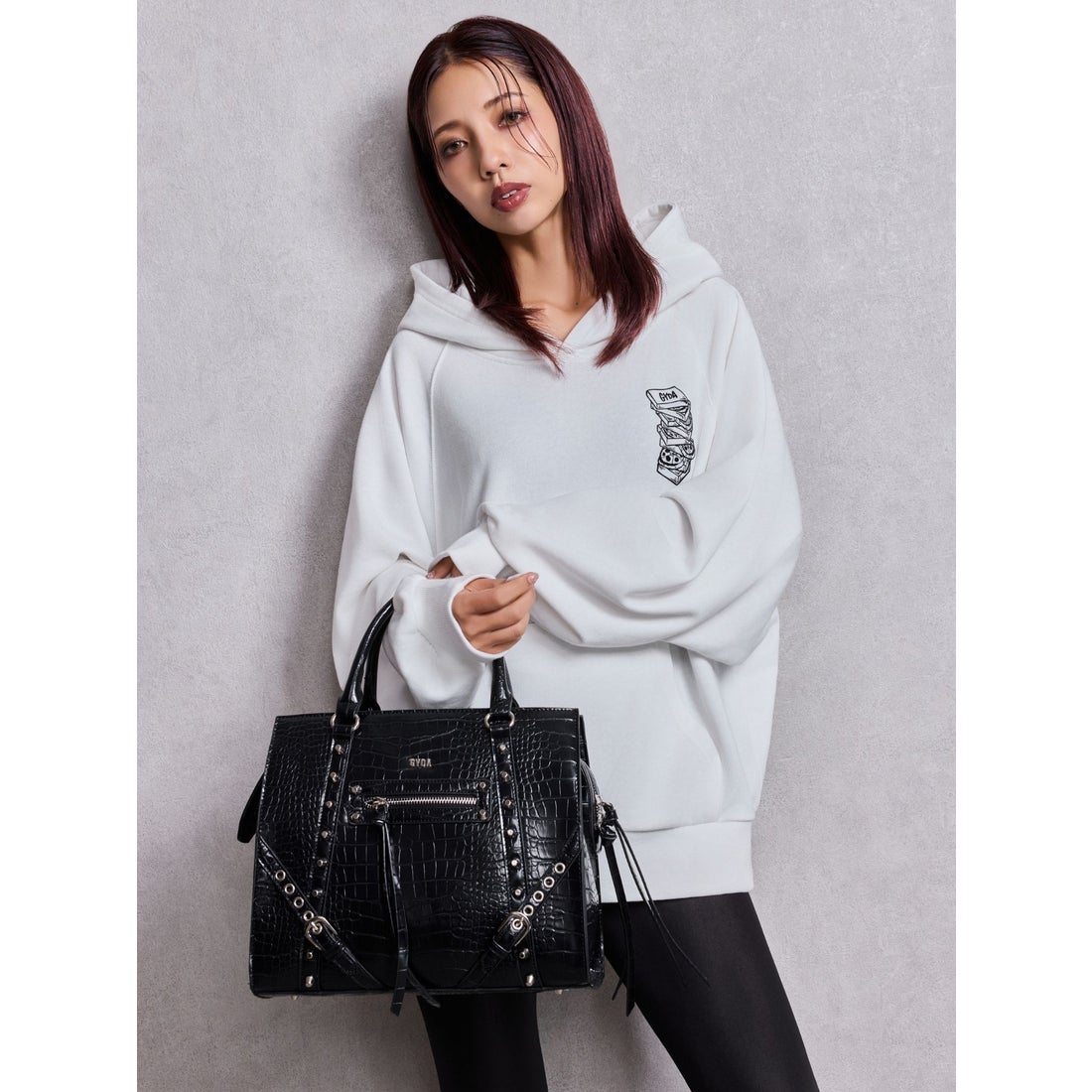 ジェイダ GYDA Studs design BAG （BLK） -ファッション通販 FASHION