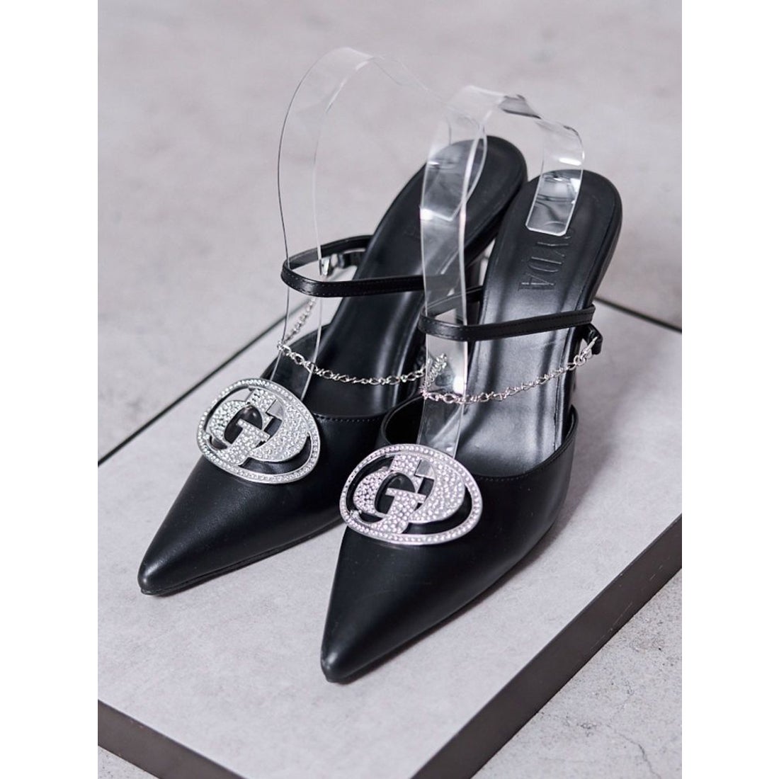 ジェイダ GYDA 3way GDビジューMOLDチェーンストラップポインテッド