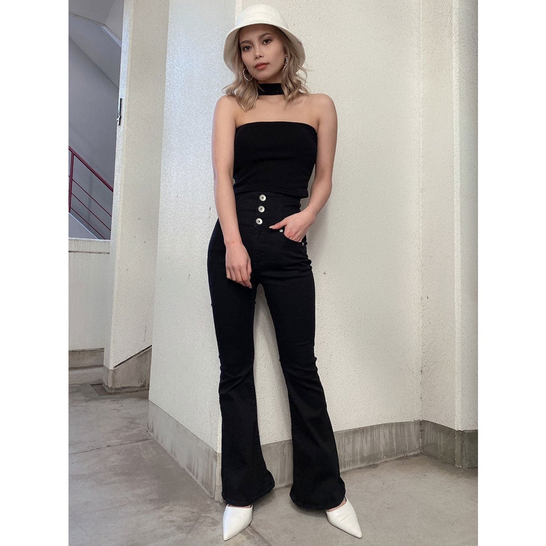 ジェイダ GYDA チョーカーベアTOPS （ブラック） -ファッション通販