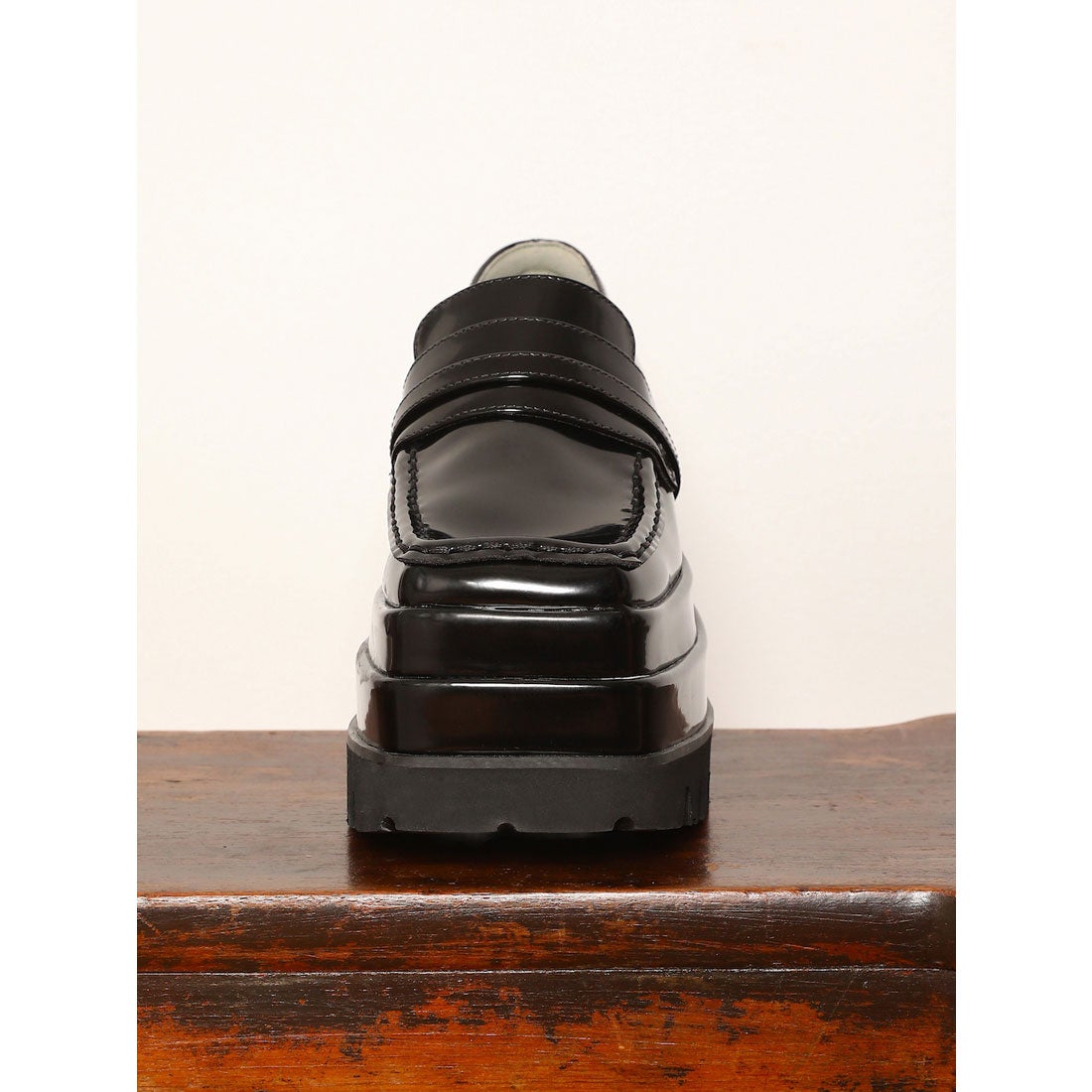 ダーリッチ Darich プラットフォームローファー （ブラック） -靴