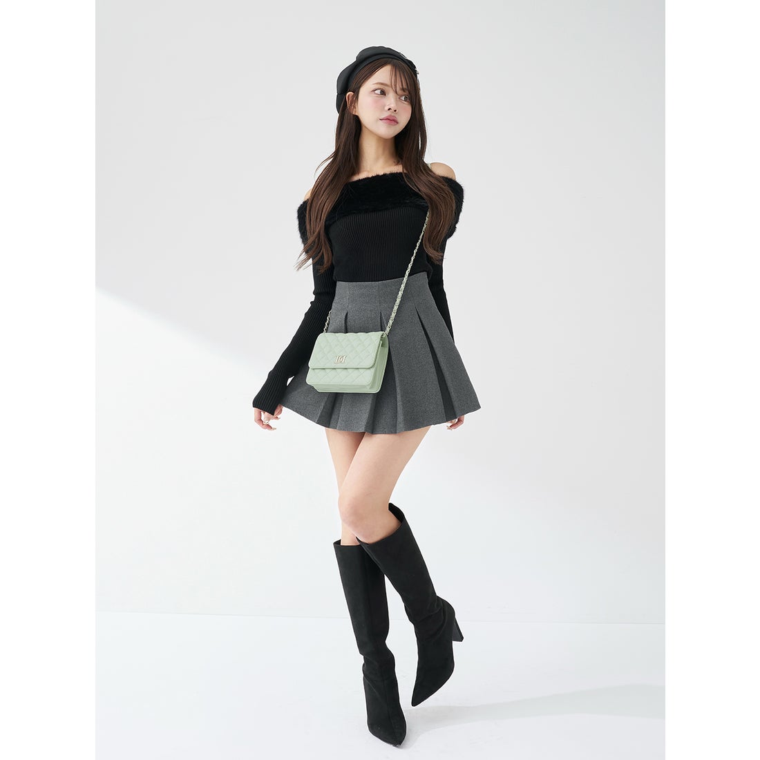 ダーリッチ Darich DDロゴキルティングトラベルセット （ミント