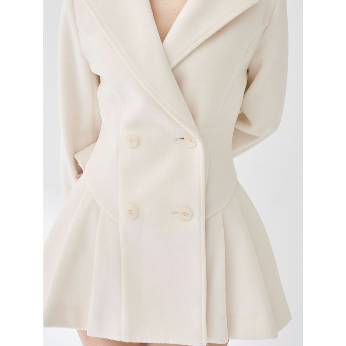 ダーリッチ Darich プリンセスラインジャケットコート （サックス