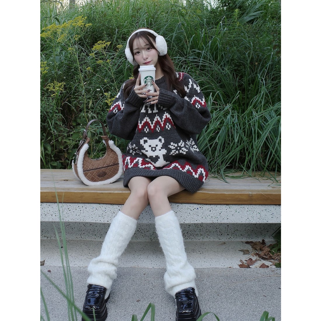 ダーリッチ Darich ノルディックベアニットプルオーバー