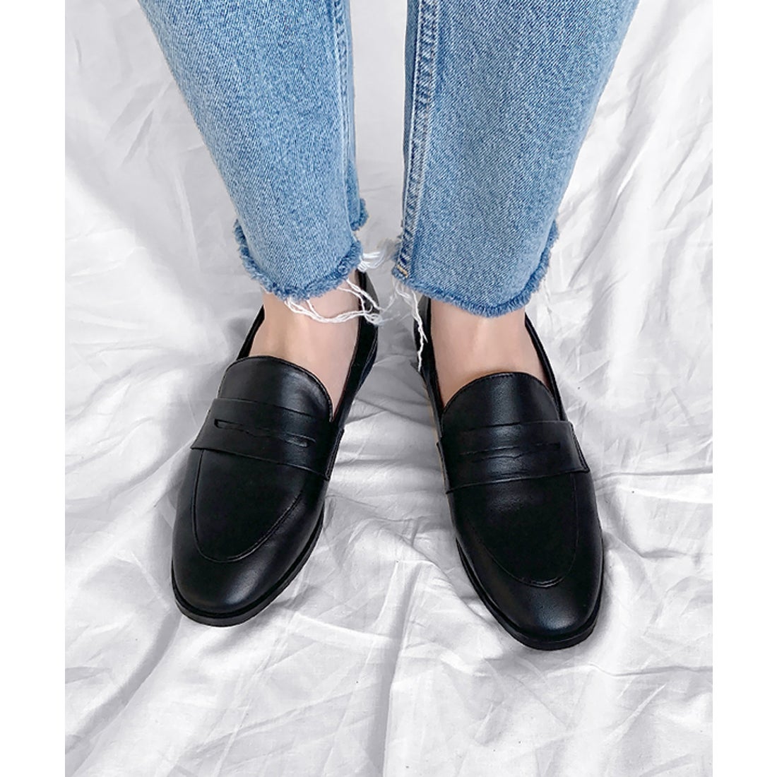 ディアナドット Dhyana. 金子綾×Dhyana. ペニーローファー （BLK） -靴