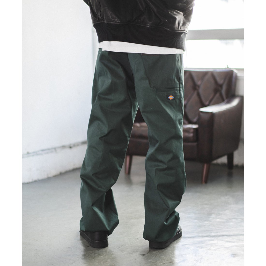 ディッキーズ Dickies Dickiesダブルニーパンツ （GREEN
