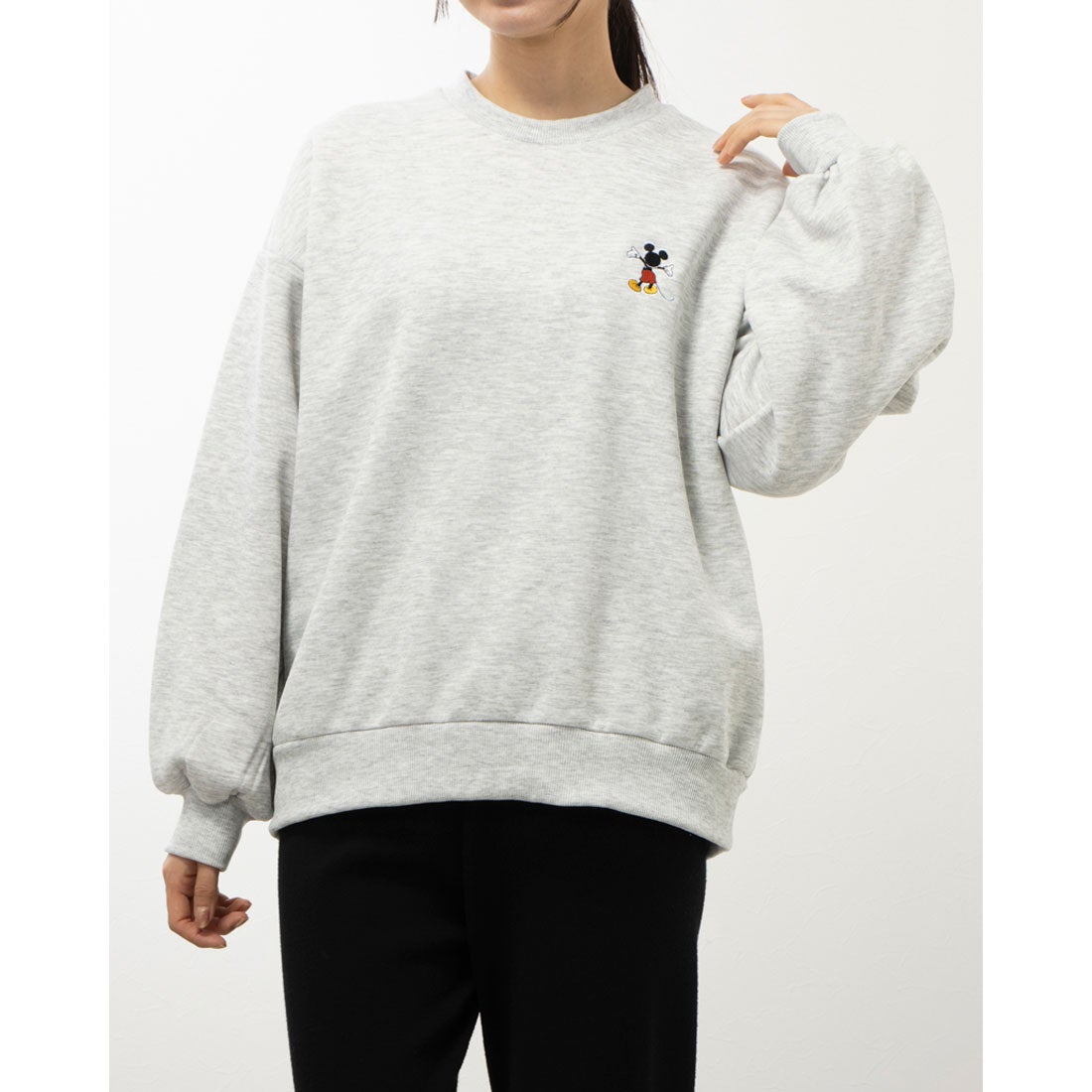 ディズニー Disney レディース スウェットトレーナー スウェット裏起毛