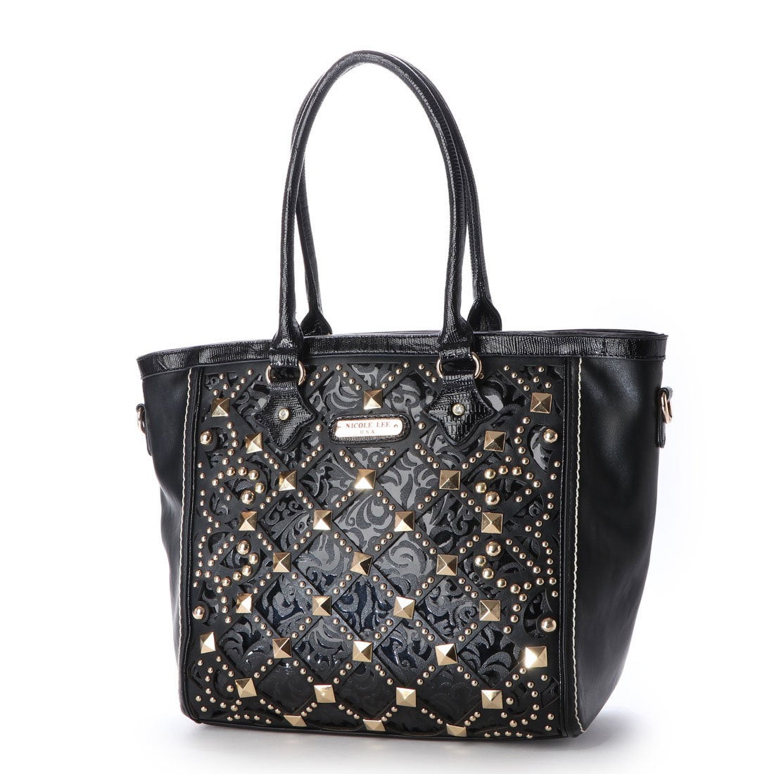 ディノス dinos Nicole lee/ニコル リー スタッズデザイン トート