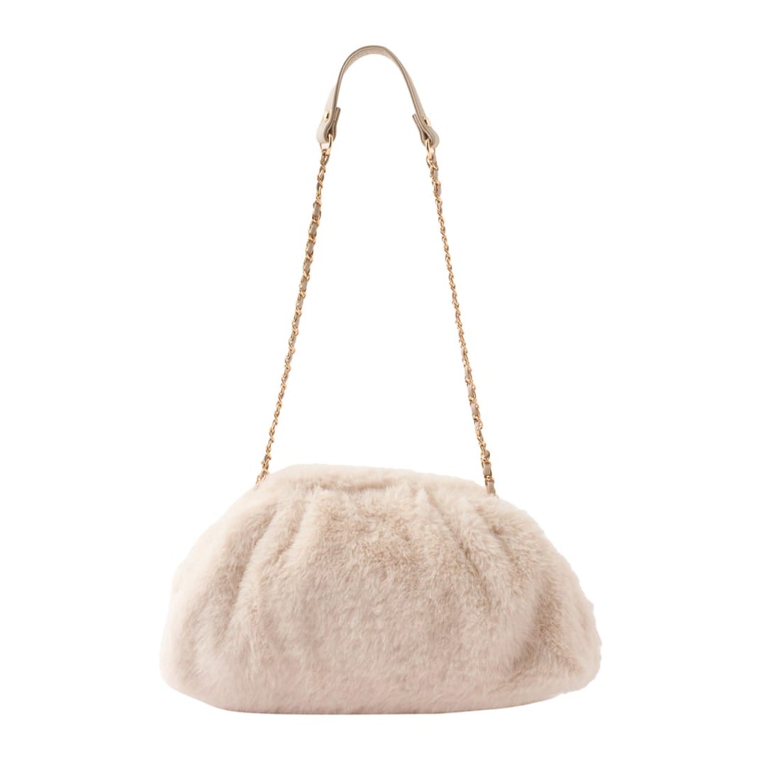 ダイアナ DIANA ショルダーバッグ（Mサイズ） （アイボリーファー