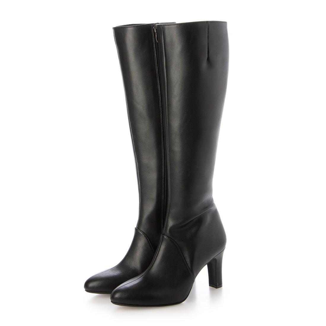 ダイアナ DIANA ロングブーツ （黒人工スムース） - ファッション通販