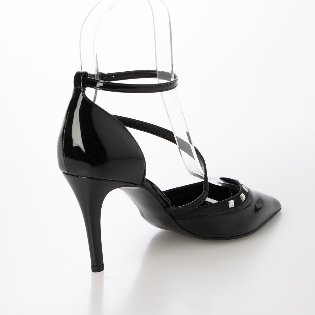 ダイアナ DIANA ストラップパンプス （黒エナメル） -アウトレット通販