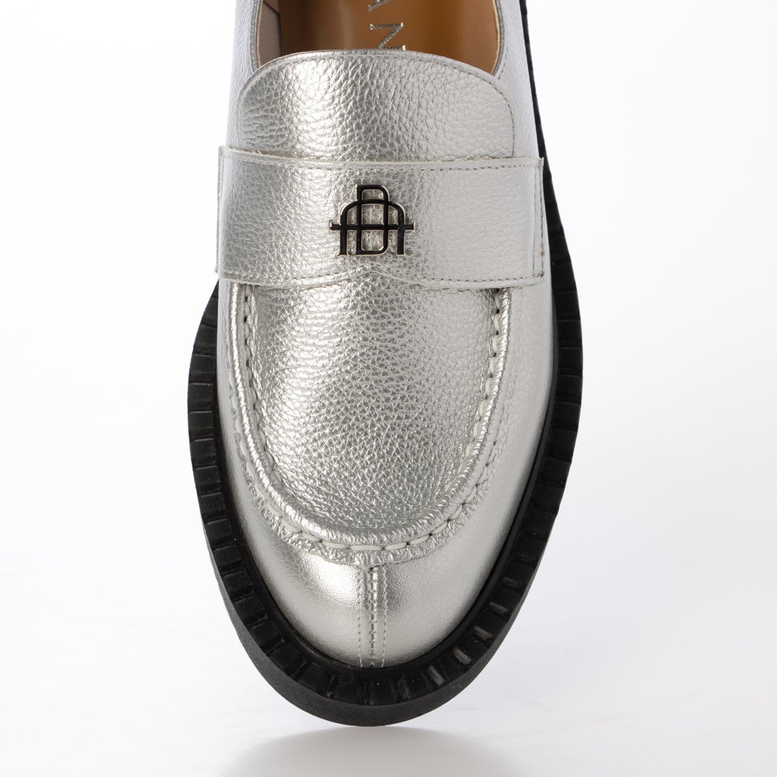 ダイアナ DIANA 厚底ローファー （シルバーカーフ） -ファッション通販