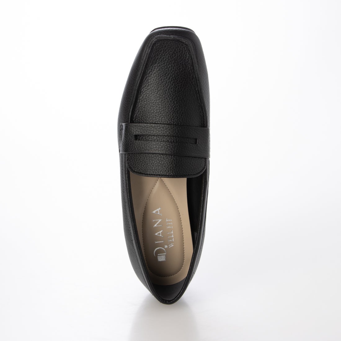 ダイアナウェルフィット DIANA WELL FIT コインローファー （黒カーフ