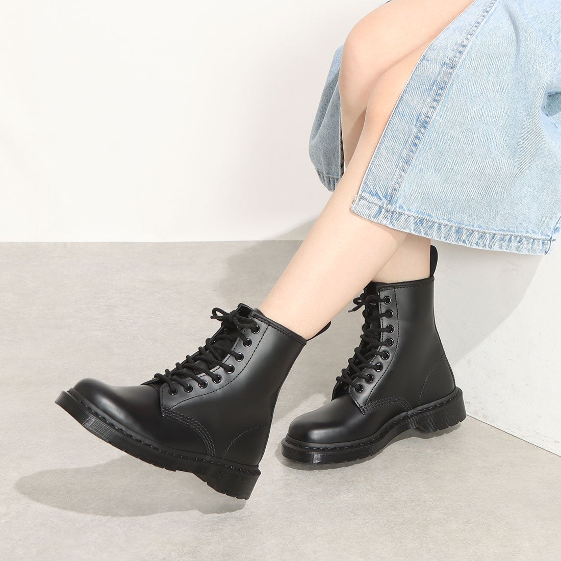 ドクターマーチン Dr.Martens 8ホールブーツ 1460（BK） -靴
