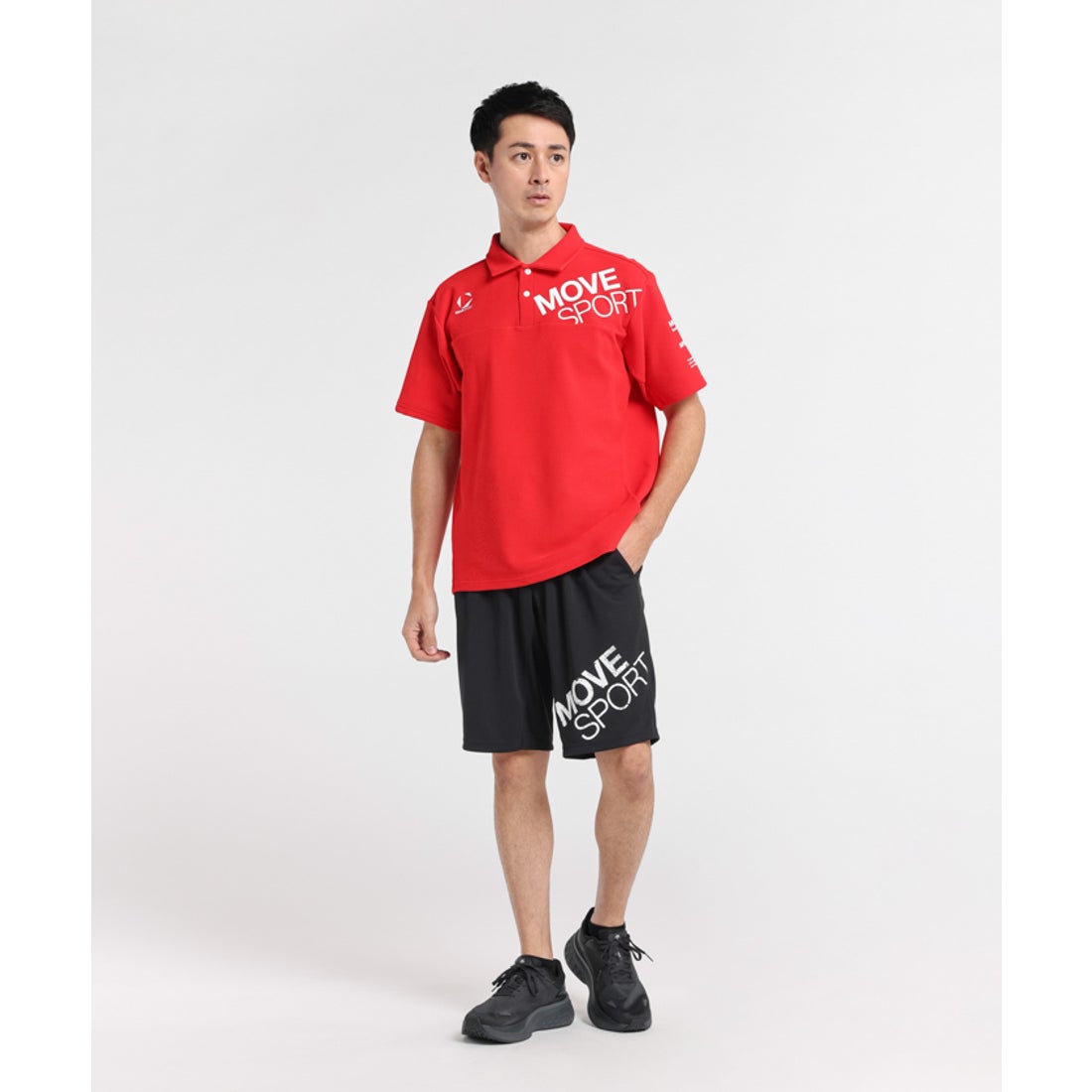 ムーブスポーツ MoveSport Sunscreen NIR 鬼鹿の子 ポロシャツ