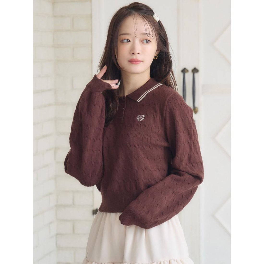 エムズエキサイト ems excite ケーブルポロNTPO （BRN0） -靴