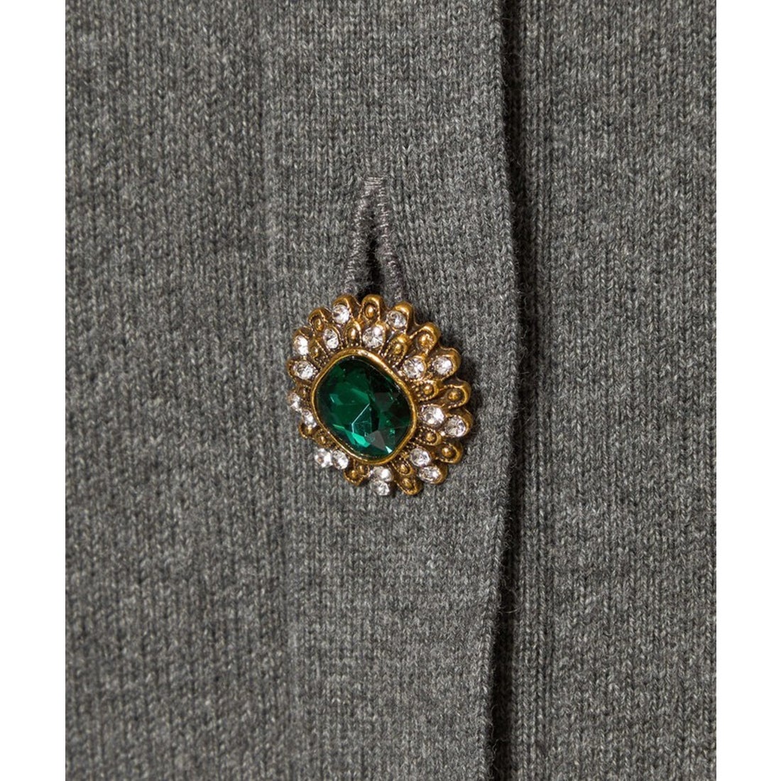 EMMEL REFINES＞EM HW ビジュー ミニ カーディガン （NAVY