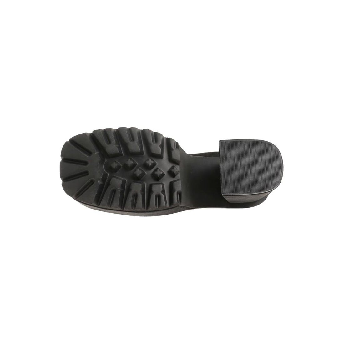 エモダ EMODA スクエアフィットロングブーツ （ブラック