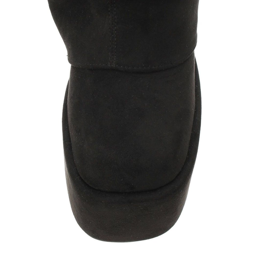 エモダ EMODA ルーズフレアカバーフィットブーツ （ブラック