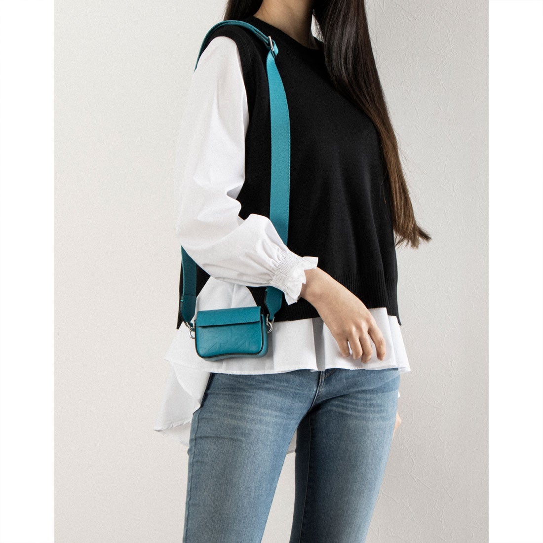 エコー ECCO ECCO Pinch Bag Mini Wave （STRONG TURQUOISE