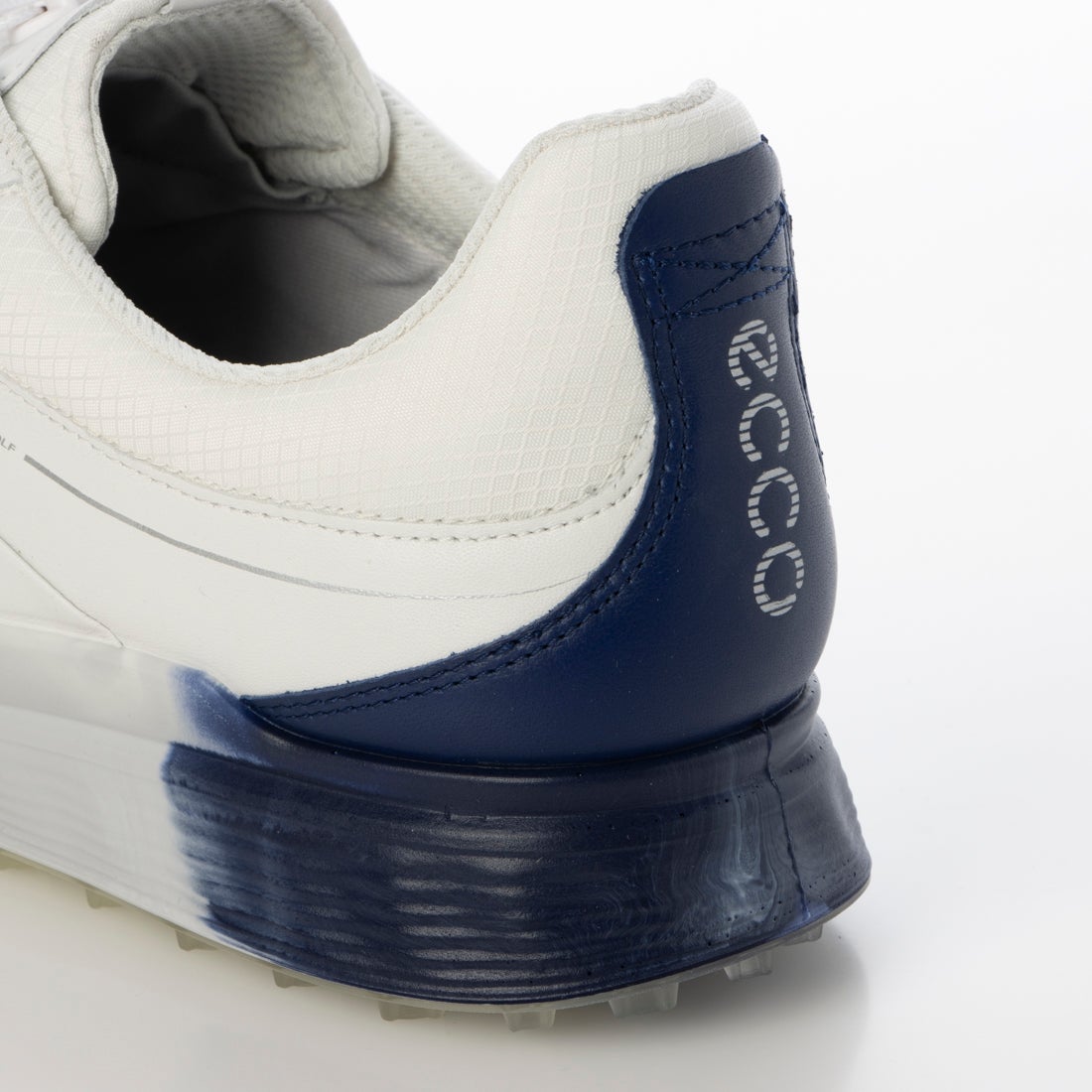 エコー ECCO ゴアテックス M ゴルフ Sスリー （WHITE/BLUE DEPTHS