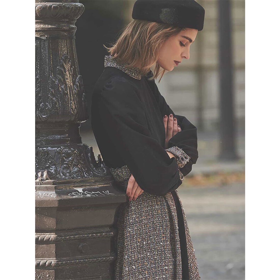 EIMY ISTOIRE エイミーイストワール eimy istoire ツイードコンビ