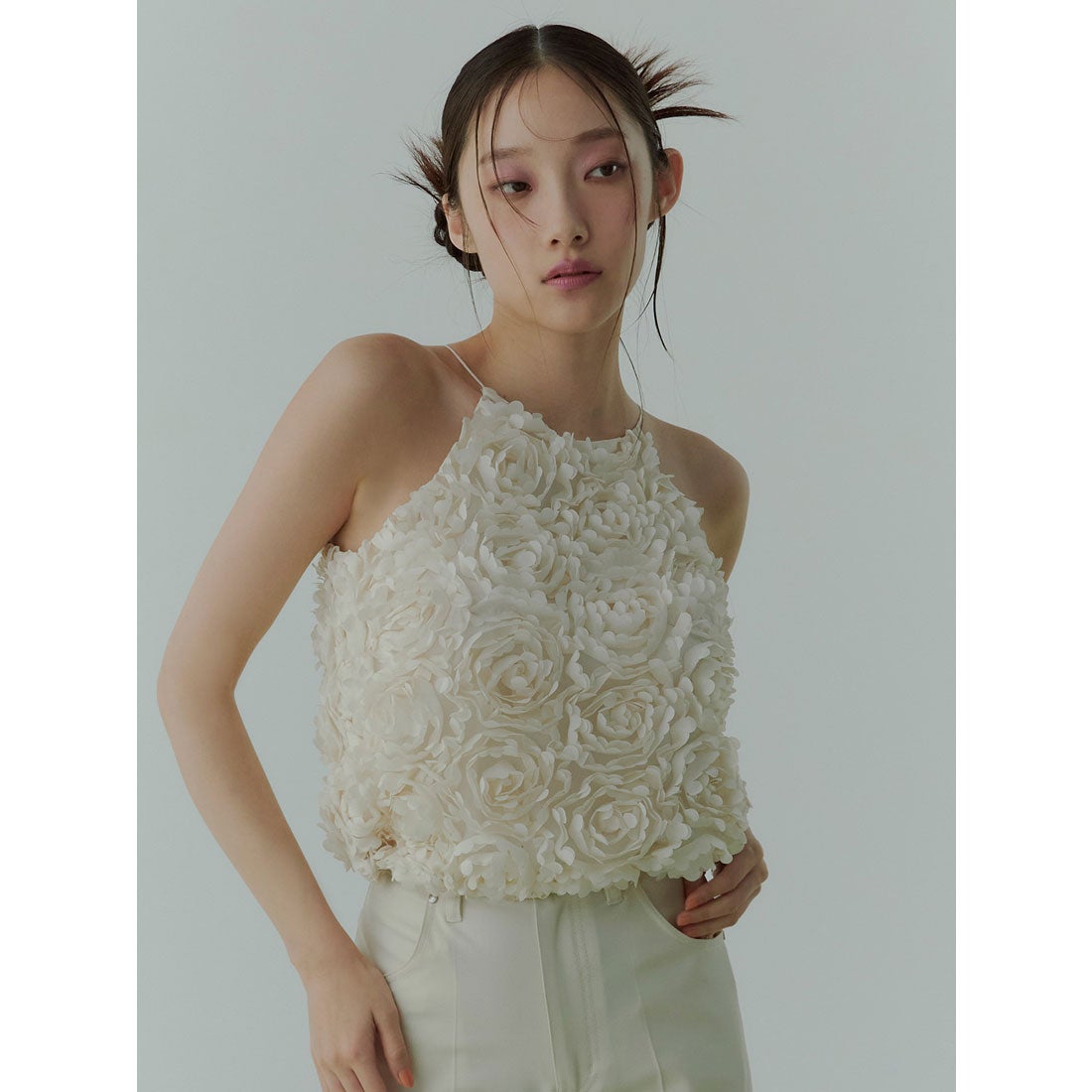 エイミーイストワール EIMY ISTOIRE ボリュームフラワーモチーフアメ