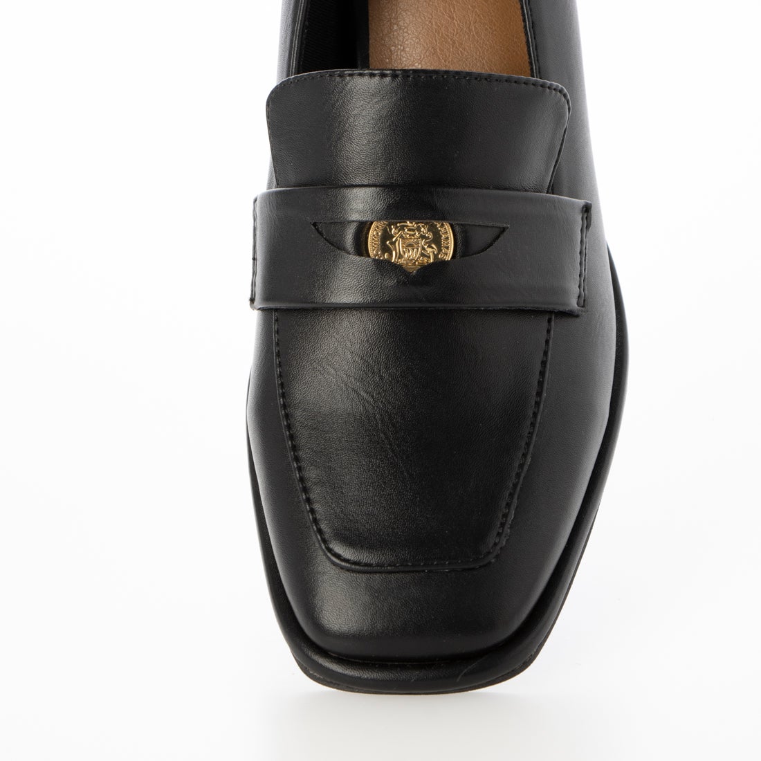 EVOL/イーボル】 コイン6.5cmヒールローファー IX5521 （ブラック