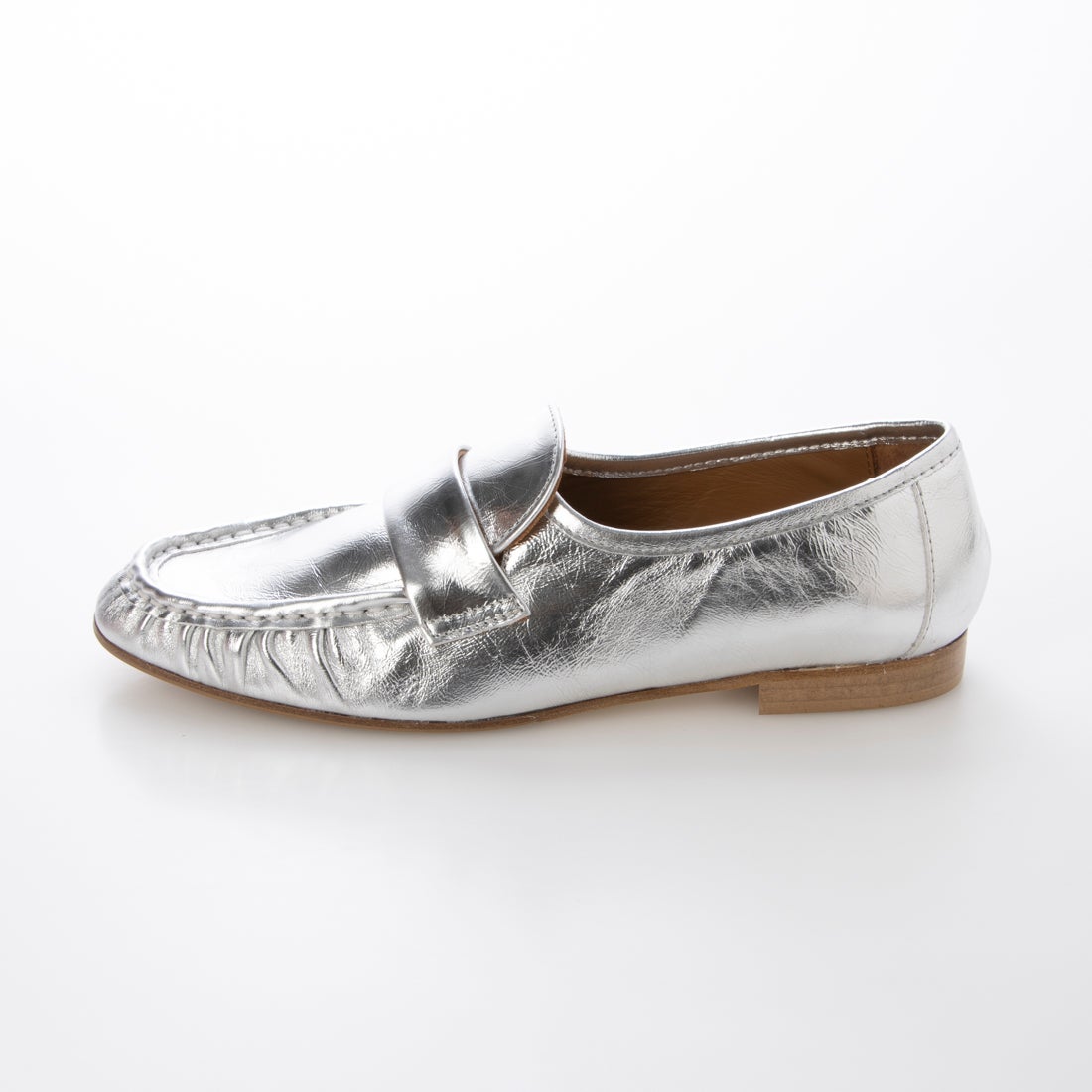 ファビオルスコーニ FABIO RUSCONI クラックレザーローファー