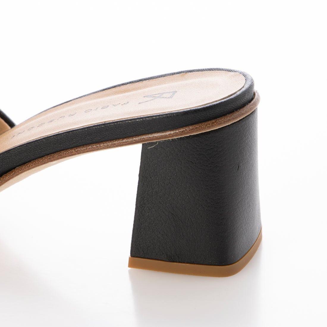 ファビオルスコーニ FABIO RUSCONI ミュール （ブラック） -靴